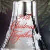 1983 25th Christmas Together Silver Glass Bell (Slightly Damaged Box)
