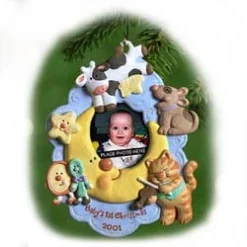 2001 Baby's First Christmas Photo Holder (Damaged Box)