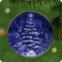 2001 Christmas Brings Us Together- Collectors Plate