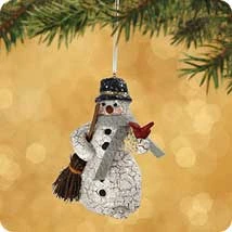 2002 Memories Of Christmas - Snowy Friend Snowman
