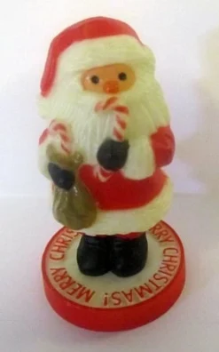 1975 Santa With Merry Christmas Base *MM Christmas (Mint In Package)
