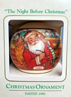 1981 Ambassador The Night Before Christmas Ball (No Box)