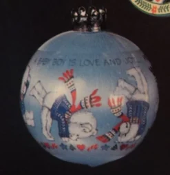 1983 Baby's First Christmas Ball (Boy) (No Box)