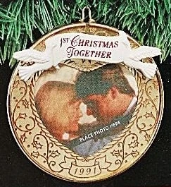 1991 Our First Christmas Together Photo