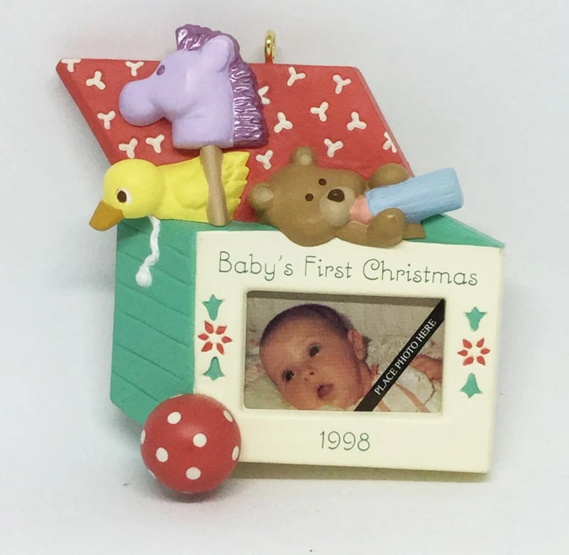 1998 Baby's First Christmas-Photo Holder 1st
