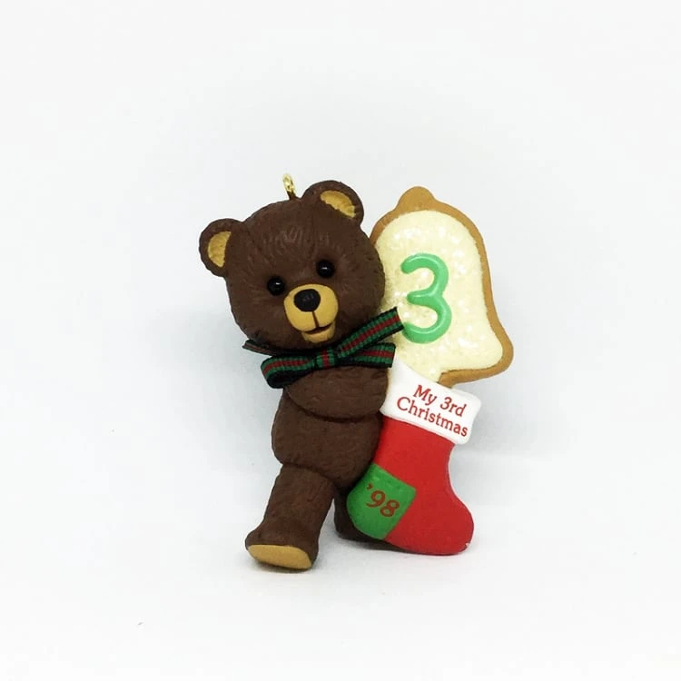 1998 Child's Third Christmas-Bear 3rd (Slightly Damaged Box)