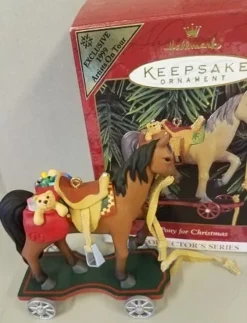 1999 A Pony For Christmas 2nd *Colorway *Signed By Linda Sickman
