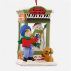 2015 Christmas Window *Tune Shop/Music Store *Club *Signed By Artist