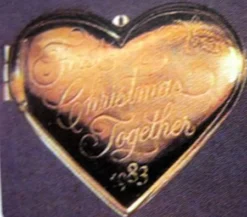 1983 First Christmas Together Locket (No Box)