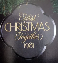 1981 First Christmas Together Acrylic (No Box)