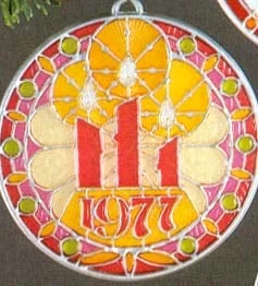 1977 Colors Of Christmas Candle (No Box)