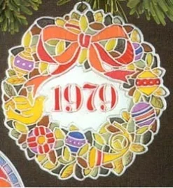 1979 Colors Of Christmas Wreath (No Box)