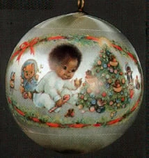 1980 Baby's First Christmas African American Ball (No Box)