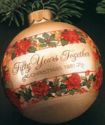 1981 50th Christmas Together Ball