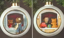 1981 Christmas Dreams Panorama Ball (No Box) Window Not Clear