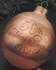 1982 50th Christmas Together Ball (Slightly Damaged Box)