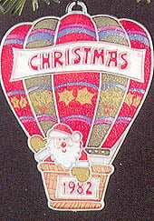 1982 Colors Of Christmas Santa's Flight (No Box)