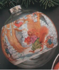 1983 Christmas Wonderland Ball See Thru Ball (No Box)