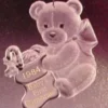 1984 Baby's First Christmas Acrylic Bear (Slightly Damaged Box)