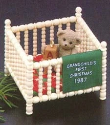 1987 Grandchild First Christmas Playpen