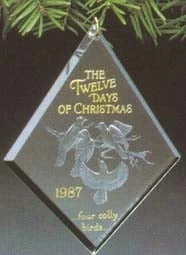 1987 Twelve Days Of Christmas 4th Four Colly Birds (No Box)