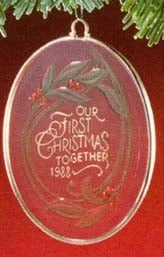 1988 First Christmas Together Acrylic (No Box)
