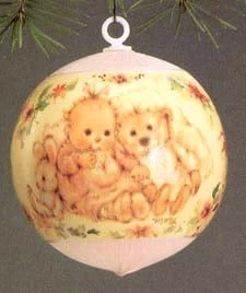 1991 Baby's First Christmas Ball (Girl)