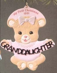 1991 Granddaughter's First Christmas
