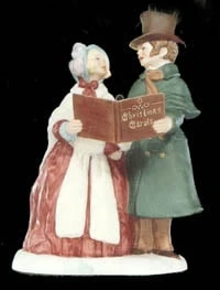 1991 Dickens Christmas Carol-Merry Carolers (Damaged Box)