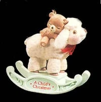 1992 A Child's Christmas *Rocking Lamb & Bear