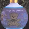 1993 Baby's First Christmas Ball (Boy)