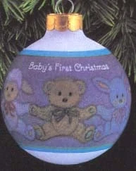 1993 Baby's First Christmas Ball (Boy)