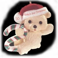 1993 Child's Age: Baby's 2nd Christmas Bear