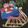 1994 Our First Christmas Together Bears In Sleigh