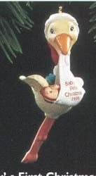 1995 Baby's First Christmas-Stork