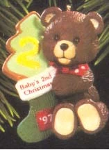 1997 Child's Age: Baby's Second Christmas-Bear