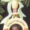 1997 Baby's First Christmas-Rattle Photo Holder (Slightly Damaged Box)