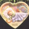 1997 Baby's First Christmas-Porcelain Heart (Slightly Damaged Box)