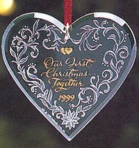 1999 Our First Christmas Together-Acrylic (Slightly Damaged Box)