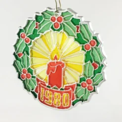 1980 Ambassador Colors Of Christmas Wreath (No Box)