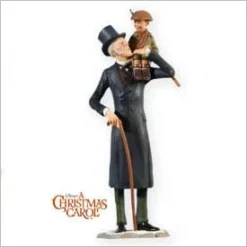 2009 Christmas Carol Ebenezer Scrooge And Tiny Tim Ltd. Qty.