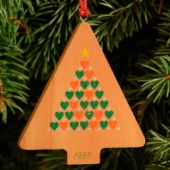 1988 Mayor's Christmas Tree Wooden Tree (No Box)