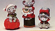 1996 Sewing Club Set/3 *MM Christmas (Slightly Damaged Box)