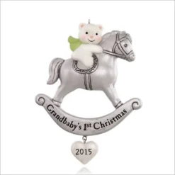 2015 Grandbaby's First Christmas Rocking Horse (Slightly Damaged Box)