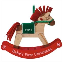 2017 Baby's First Christmas Rocking Horse