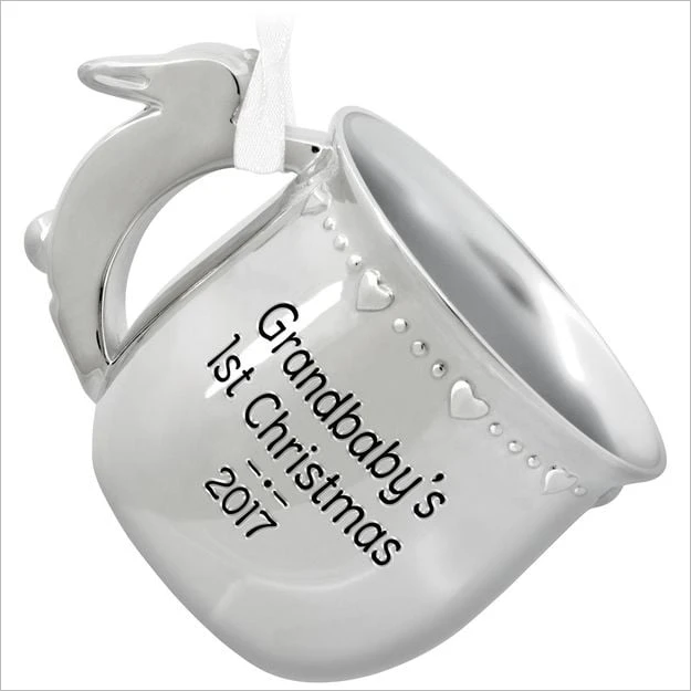 2017 Grandbaby's First Christmas Silver Cup