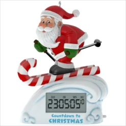 2017 Countdown To Christmas Santa On Skis *Magic