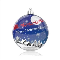 2014 A Merry Christmas Eve Glass Ball