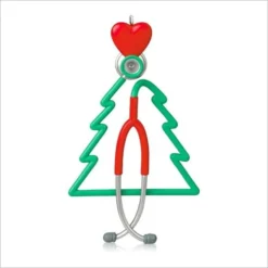 2015 A Caring Heart Stethoscope (shaped Like Christmas Tree) (Slightly Damaged Box)