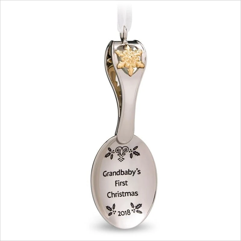 2018 Grandbaby's First Christmas Spoon